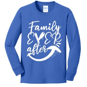 Step Family Ever After Adopt Foster Care Adoption Awareness Gift Kids Long Sleeve Shirt