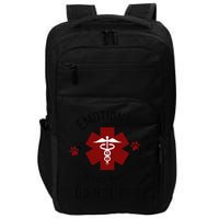 Sarcastic Funny Emotional Husband Support Do Not Pet Funny Impact Tech Backpack