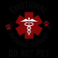 Sarcastic Funny Emotional Husband Support Do Not Pet Funny Impact Tech Backpack