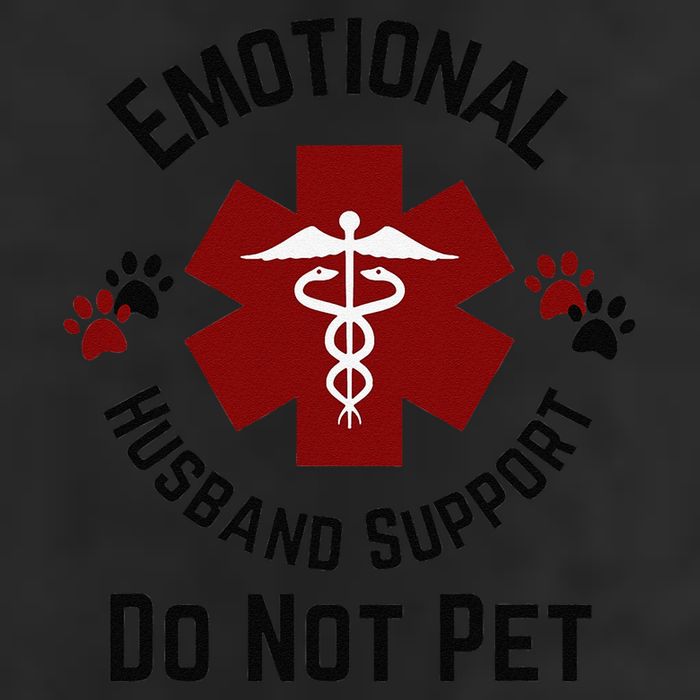 Sarcastic Funny Emotional Husband Support Do Not Pet Funny Golf Towel