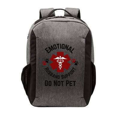 Sarcastic Funny Emotional Husband Support Do Not Pet Funny Vector Backpack
