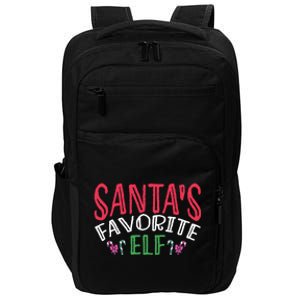 SantaS Favorite Elf Festive Christmas Family Holiday Gift Impact Tech Backpack