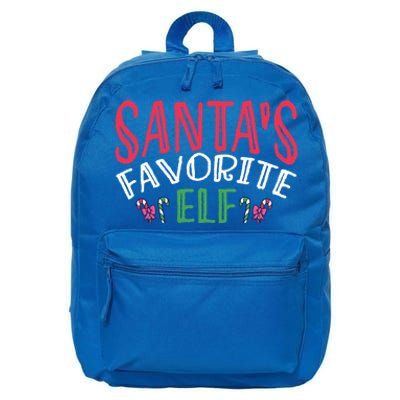 SantaS Favorite Elf Festive Christmas Family Holiday Gift 16 in Basic Backpack