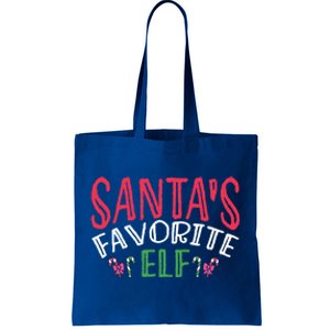 SantaS Favorite Elf Festive Christmas Family Holiday Gift Tote Bag