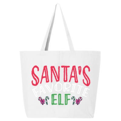 SantaS Favorite Elf Festive Christmas Family Holiday Gift 25L Jumbo Tote