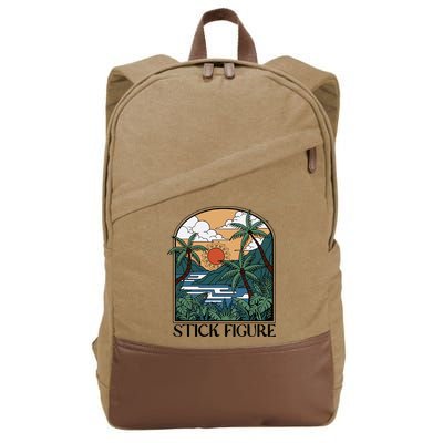 Stick Figure Enchantment Cotton Canvas Backpack