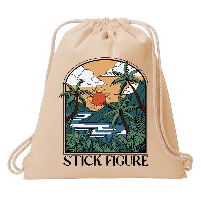 Stick Figure Enchantment Drawstring Bag