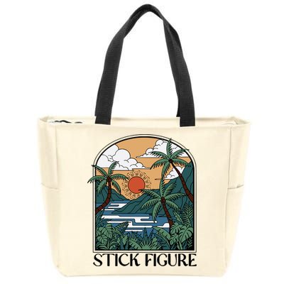 Stick Figure Enchantment Zip Tote Bag