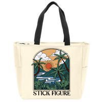 Stick Figure Enchantment Zip Tote Bag
