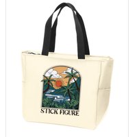 Stick Figure Enchantment Zip Tote Bag