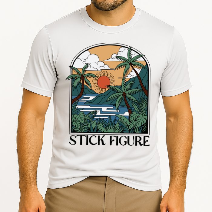 Stick Figure Enchantment Cooling Performance Crew T-Shirt