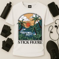 Stick Figure Enchantment Cooling Performance Crew T-Shirt