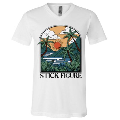 Stick Figure Enchantment V-Neck T-Shirt