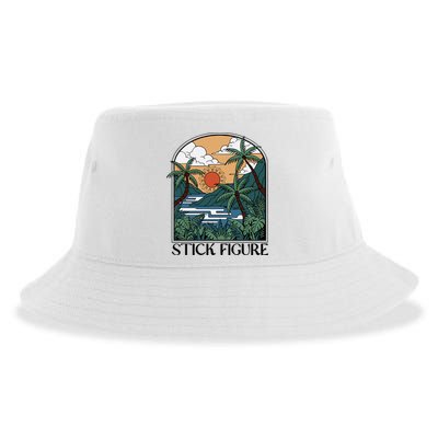 Stick Figure Enchantment Sustainable Bucket Hat