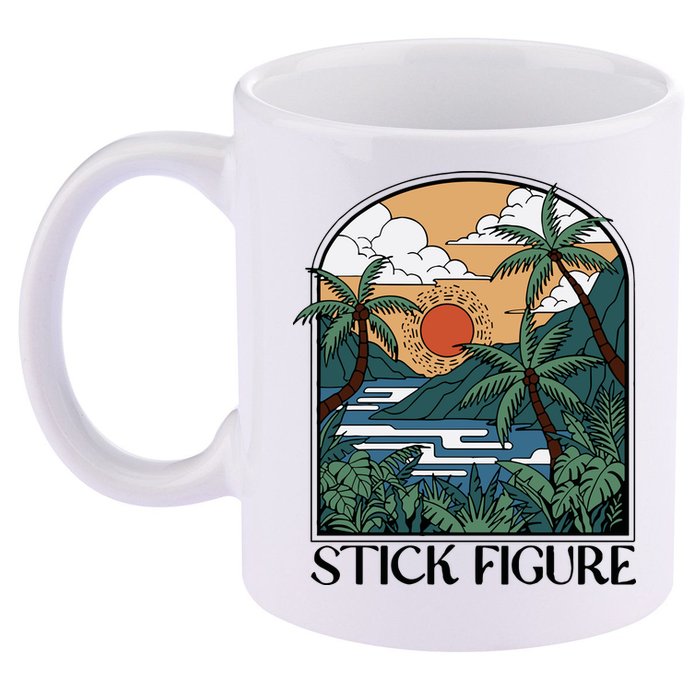 Stick Figure Enchantment 11oz C Handle Ceramic Mug