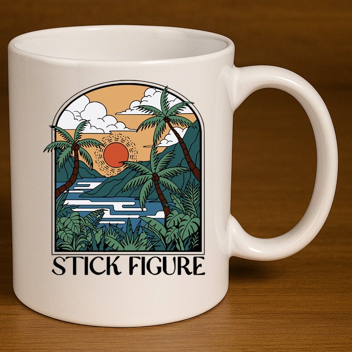 Stick Figure Enchantment 11oz C Handle Ceramic Mug