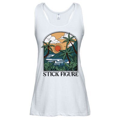 Stick Figure Enchantment Ladies Essential Flowy Tank