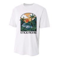 Stick Figure Enchantment Youth Performance Sprint T-Shirt