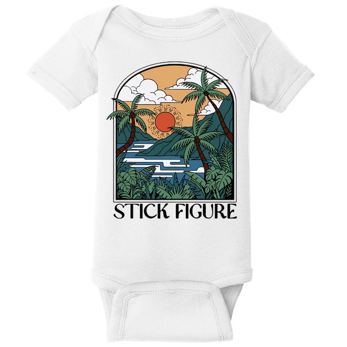 Stick Figure Enchantment Baby Bodysuit