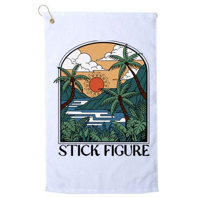 Stick Figure Enchantment Golf Towel