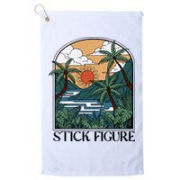 Stick Figure Enchantment Golf Towel