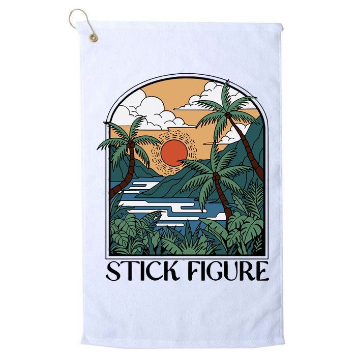 Stick Figure Enchantment Golf Towel