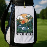 Stick Figure Enchantment Golf Towel