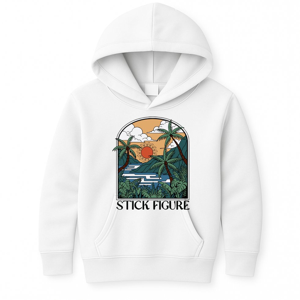 Stick Figure Enchantment Kids Hoodie