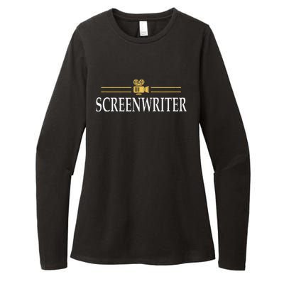 Screenwriter Filmcrew Filmmaker Womens CVC Long Sleeve Shirt