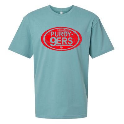 San Francisco Funny Brock 13 Purdy 9ers Irrelevant Sueded Cloud Jersey T-Shirt