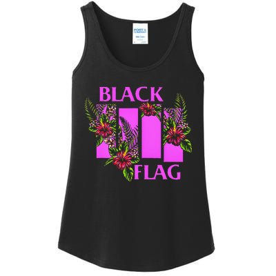 Summer Flowers Flag Ladies Essential Tank