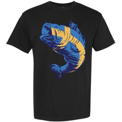 Swedish Flag Fish Garment-Dyed Heavyweight T-Shirt