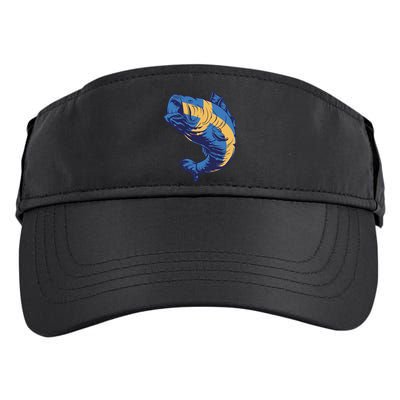 Swedish Flag Fish Adult Drive Performance Visor