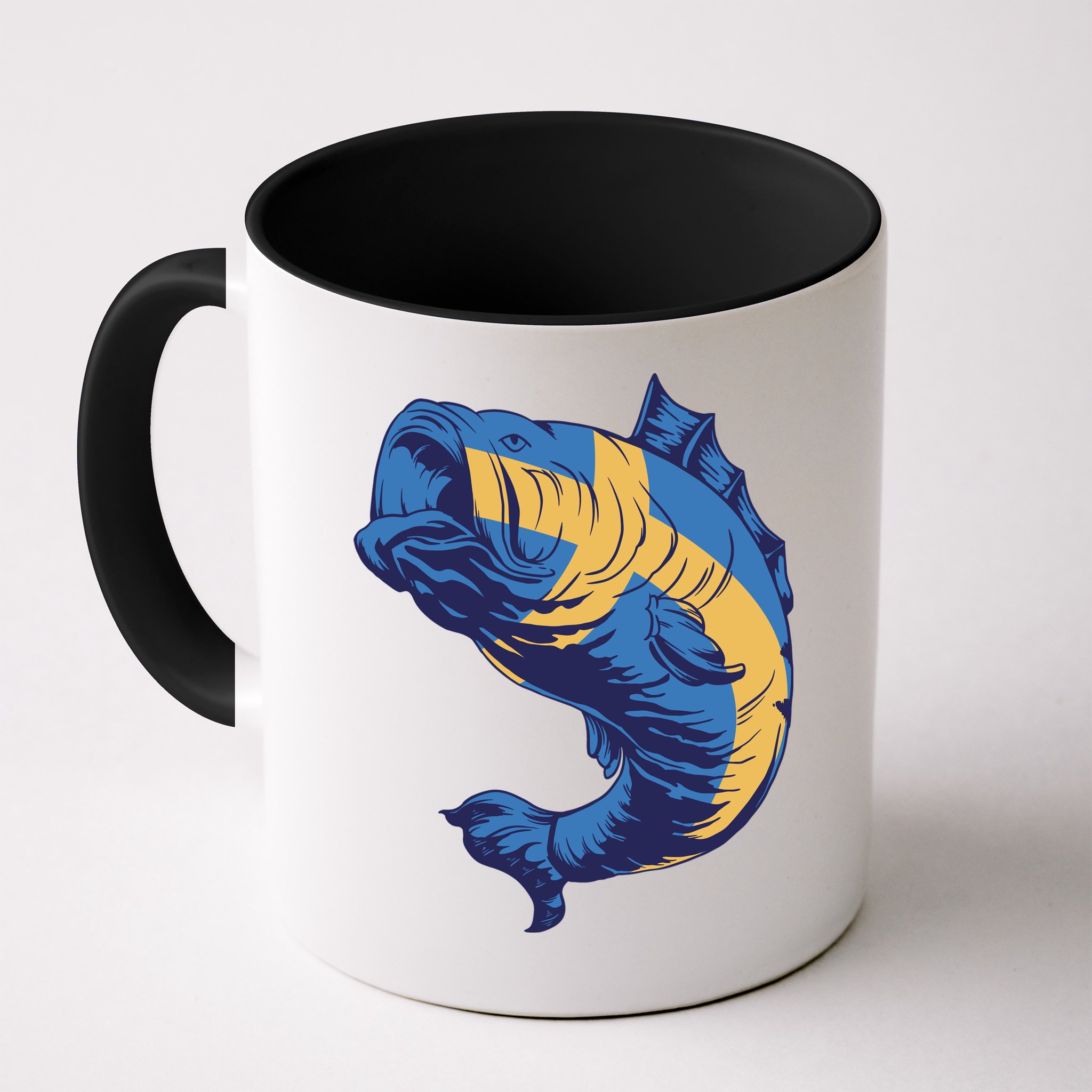 Swedish Flag Fish Mug