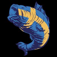 Swedish Flag Fish Magnet