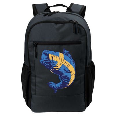 Swedish Flag Fish Daily Commute Backpack