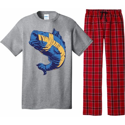 Swedish Flag Fish Pajama Set