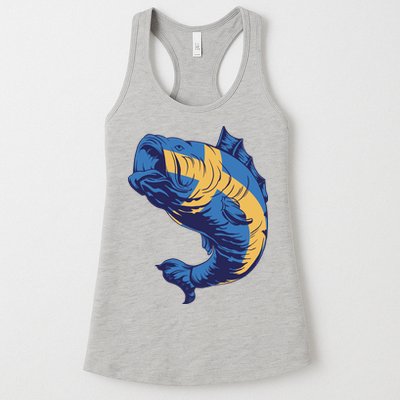 Swedish Flag Fish Womens Tank Top