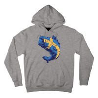 Swedish Flag Fish Tall Hoodie