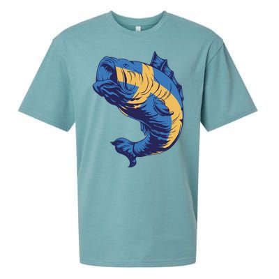 Swedish Flag Fish Sueded Cloud Jersey T-Shirt