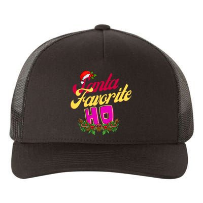 SantaS Favorite Funny Christmas Hat Yupoong Adult 5-Panel Trucker Hat