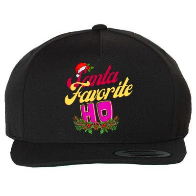 SantaS Favorite Funny Christmas Hat Wool Snapback Cap