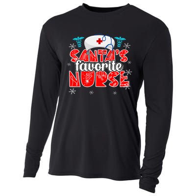 SantaS Favorite Funny Nurse Hat Christmas Xmas Cute Cool Cooling Performance Long Sleeve Crew