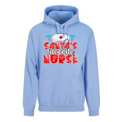 SantaS Favorite Funny Nurse Hat Christmas Xmas Cute Cool Unisex Surf Hoodie