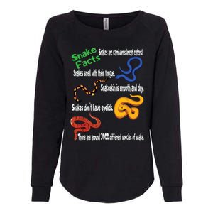 Snake Facts Funny Boy Girl Snake Lover Womens California Wash Sweatshirt