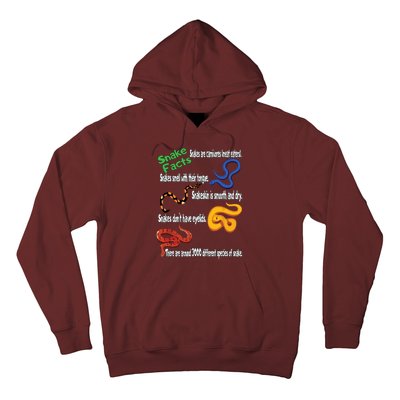 Snake Facts Funny Boy Girl Snake Lover Hoodie