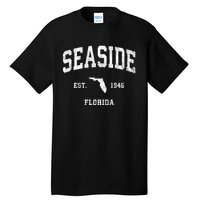 Seaside Florida Fl Vintage Athletic Tall T-Shirt