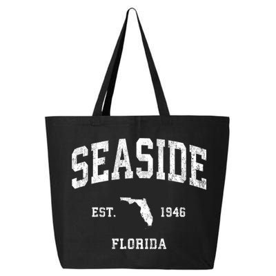 Seaside Florida Fl Vintage Athletic 25L Jumbo Tote