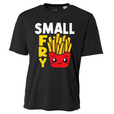 Small Fry French Fries Eater Fast Food Chips Lover Potato Cooling Performance Crew T-Shirt