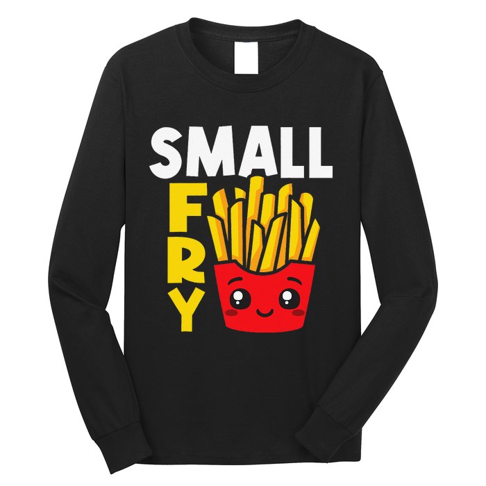 Small Fry French Fries Eater Fast Food Chips Lover Potato Long Sleeve Shirt